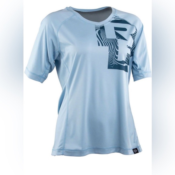 Race Face, Women’s Nimby Short Sleeve Jersey Cycling Shirt, Small, Blue 🚲 - Picture 8 of 9